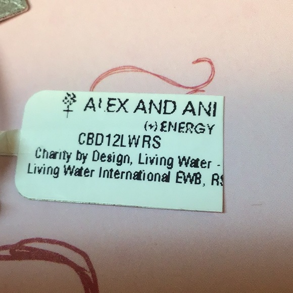 Alex & Ani Living water teardrop bracelet NWT been kept in plastic pretty - Picture 7 of 7